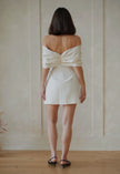 Arianne White Bow Dress