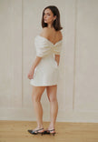 Arianne White Bow Dress